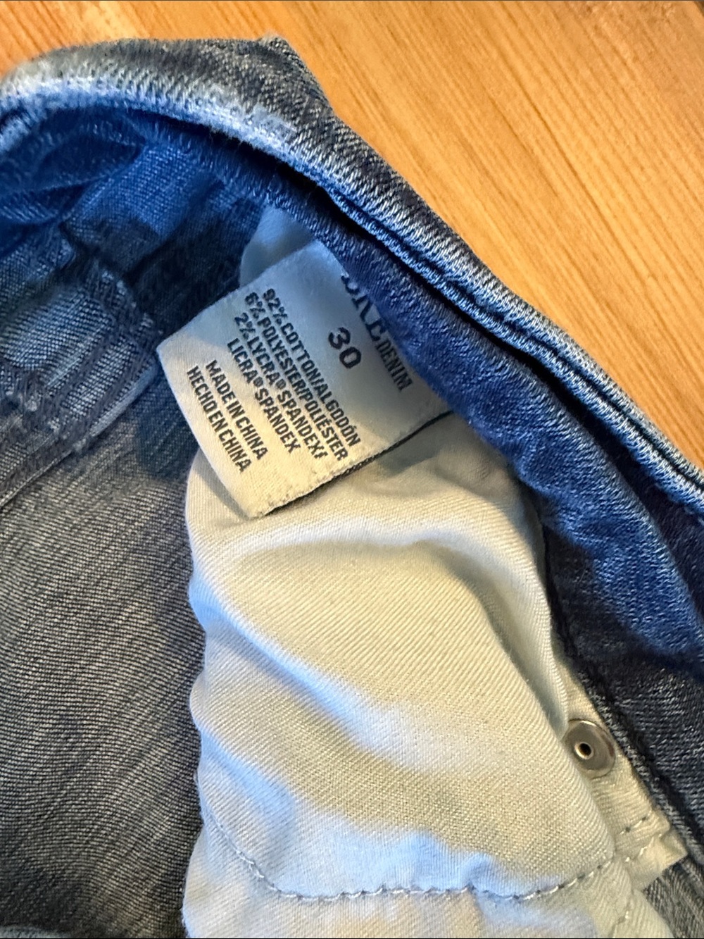 BKE Payton Mid-Rise Ankle Skinny Jeans Size 30 - Picture 3 of 4